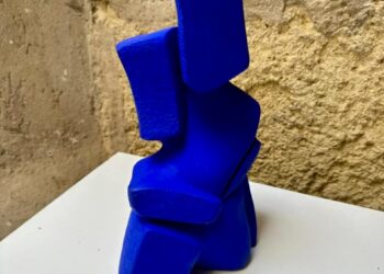 Sculptures en grès patiné